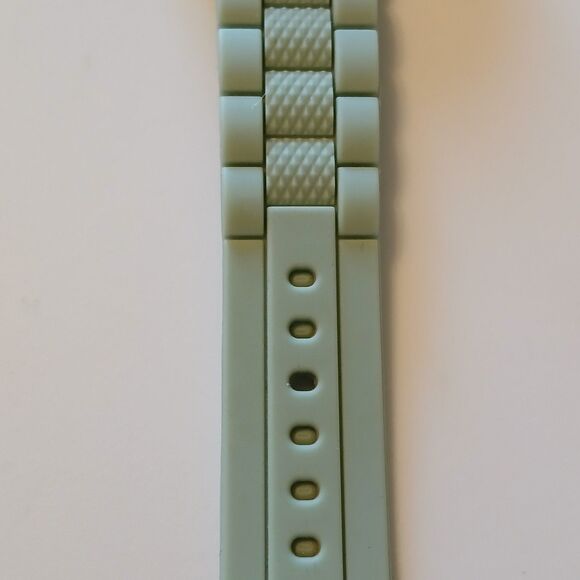 XOXO Women's Rhinestone Accented Rose Gold Watch With Green Silicone Strap - Picture 12 of 14